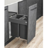 Pull-out bin solution with TANDEMBOX - 2 x 26 litre bins