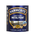 Hammerite Direct to Rust Hammered Metal Paint Silver Grey 500 ml