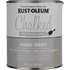 RustOleum Chalked Ultra Matte Paint Aged Gray 887 ml