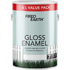 Fired Earth Gloss Enamel Paint White 6 L - Exclusive to Builders