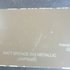Matt Bronze