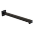 400mm Premium Range Square Flat Back - Matt Black