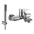 Sagittarius bath/shower mixer - Brushed Stainless Steel