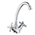 Scorpio deck mounted mixer - Polished Chrome