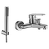 Venus bath/shower mixer - Brushed Stainless Steel