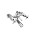 Star 151 bath mixer with diverter