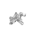 Carina 152CA bath mixer with diverter