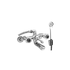 Stella Bright 3351SB-15-HQ bath mixer with diverter