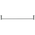 600mm D-Code Towel rail - Chrome