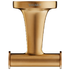 Starck T Towel hook double - Brushed Bronze