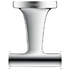 Starck T Towel hook double - Chrome