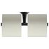 Starck T double toilet paper holder - Matt Black &bull; Code: 0099384600