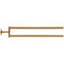 465mm Starck T Towel rail - Bronze Brushed