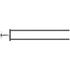 465mm Starck T Towel rail - Chrome