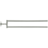 465mm Starck T Towel rail - Brushed Stainless Steel