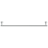 800mm Starck T Towel rail - Chrome