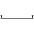 800mm Starck T Towel rail - Black Matt