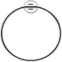Starck T Towel ring - Chrome