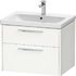 D-Code Vanity unit wall-mounted 650 - Matt White