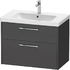 D-Code Vanity unit wall-mounted 800 - Graphite Matt &bull; Code: DC4672010490000