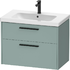 D-Code Vanity unit wall-mounted 800 - Fjord Green Matt &bull; Code: DC46720BDHG0000