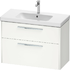 D-Code Vanity unit wall-mounted 1000 - Matt White