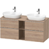 D-Neo 4 Drawer Console vanity unit wall-mounted 1400 - Marble Oak