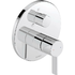 D-Neo Single lever bath/shower diverter mixer - Chrome High Gloss
