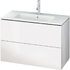L-Cube 2 Drawer Vanity unit wall-mounted