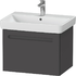 Duravit No.1 Vanity unit wall-mounted 590 - Graphite Matt