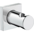 Hand shower holder with square escutcheon- Chrome High Gloss
