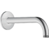 Round curved shower arm 210 - Chrome High Gloss