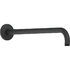 Round curved shower arm 410 - Matt Black