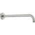 Round curved shower arm 410 - Brushed Stainless Steel
