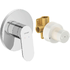Wave Single lever bath/shower mixer - Chrome High Gloss