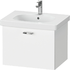 XBase 1 Drawer Wall-hung vanity 600 - Graphite Matt