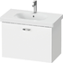 XBase 1 Drawer Wall-hung vanity 800 - Graphite Matt