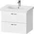 XBase 2 Drawer Wall-hung vanity 600 - Graphite Matt