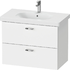 XBase 2 Drawer Wall-hung vanity 800 - Graphite Matt