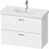XBase 2 Drawer Wall-hung vanity 1000 - Graphite Matt