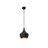 Industria Dome Shaded Pendant - Black/Gold (P444BG)