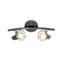 Mini Disc 2 Lamp Bow Spotlight - Gun Metal (390 x 135mm)