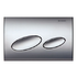 chromium plated "shiny"