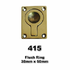 38 x 50mm flush ring pull