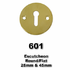 38mm round flat escutcheon