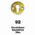 26mm round flat escutcheon