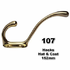 152mm hat and coat hook