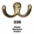 double wardrobe hook