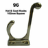 102mm square hat and coat hook