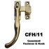 casement fastener and hook